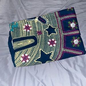 huge sun and moon tapestry stitched style